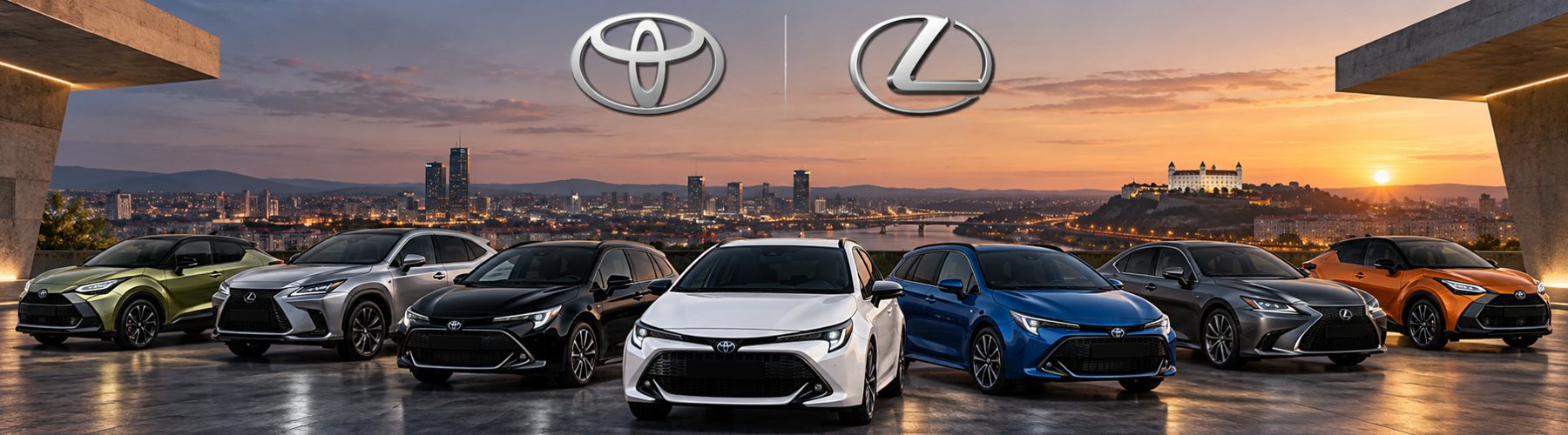 Toyota a Lexus – ilustrační prezentační grafika